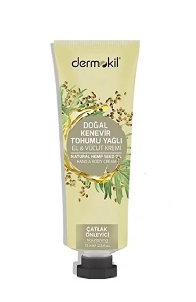 Dermokil Doğal El ve Vücut Kremi 75 ml Kenevir ürün görseli 1