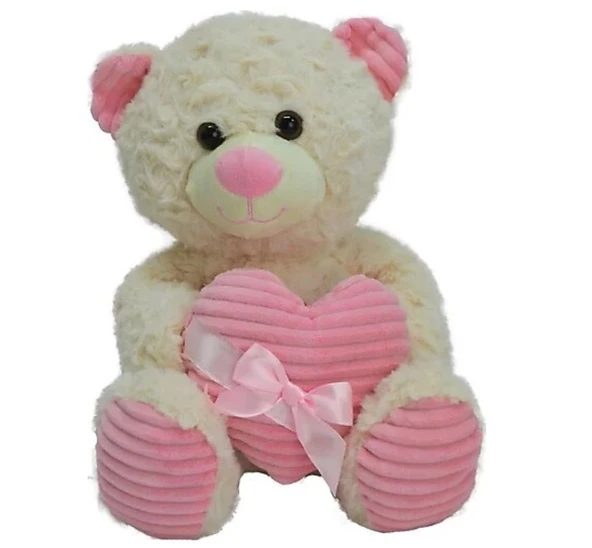 Halley Kalbi Kurdaleli Peluş Ayı 35 Cm 62915 ürün görseli 1