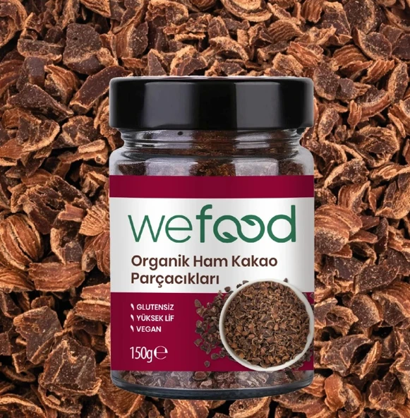 Wefood Organik Ham Kakao Parçacıkları 150 Gr ürün görseli 1