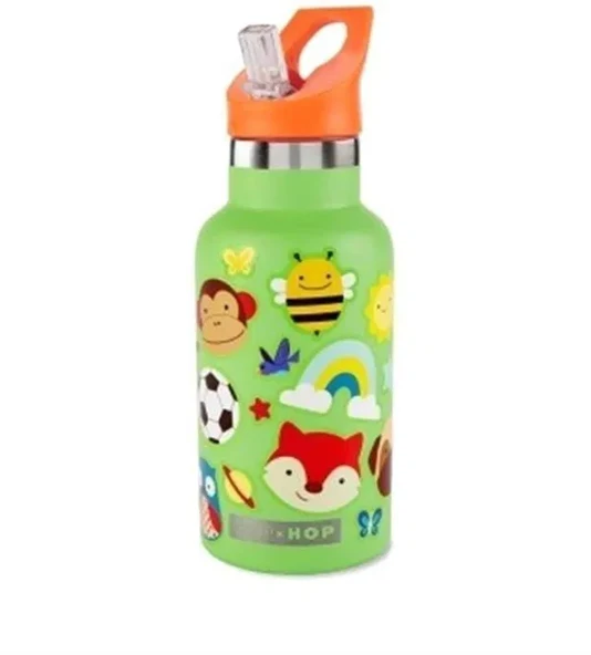 Skip Hop Spark Style Paslanmaz Çelik Suluk Yeşil ürün görseli 1