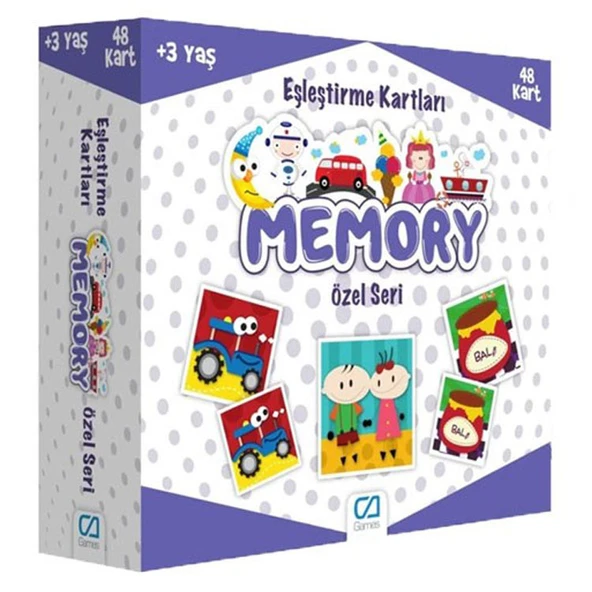 Games Memory Eşleştirme Kartları Özel Seri 48 Kart 5039 ürün görseli 1