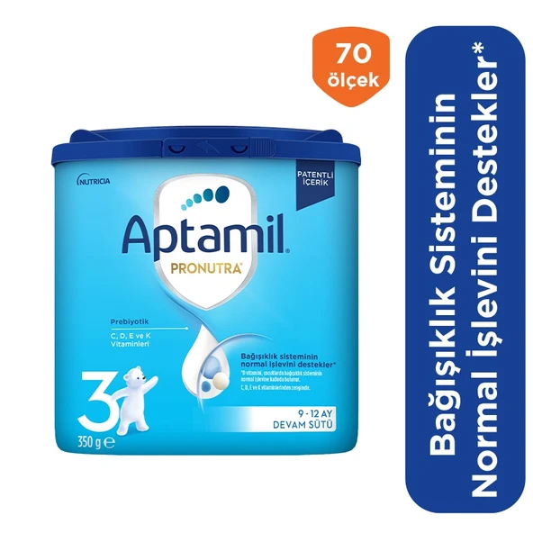 Aptamil Devam Sütü Maması No3 9-12 Ay 350 Gr ürün görseli 1