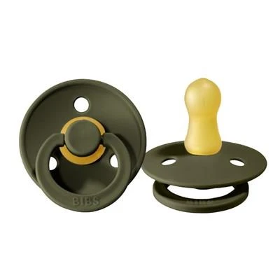 Bibs Colour Kauçuk Emzik 0-6 Ay Hunter Green ürün görseli 1