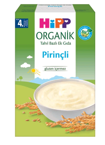 Hipp Organik Pirinçli Tahıl Bazlı Ek Gıda 200 Gr ürün görseli 1