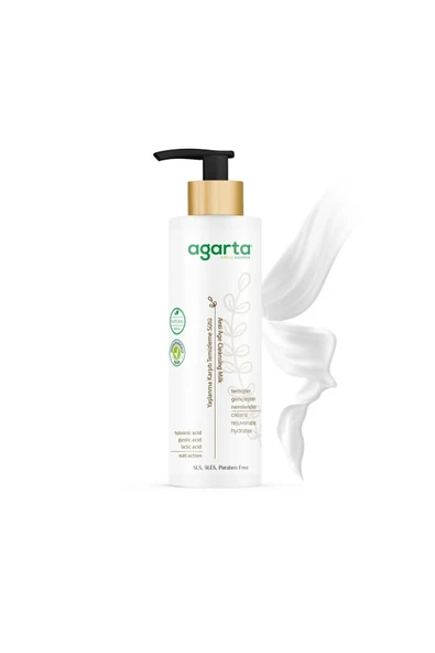 Agarta Yaşlanma Karşıtı Temizleme Sütü 225 ml ürün görseli 1