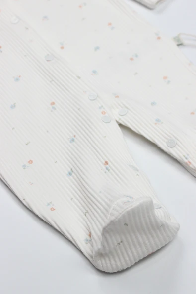 Bistyle Bloom White Tulum 15113 Ekru Gül Kurusu - Resim 3