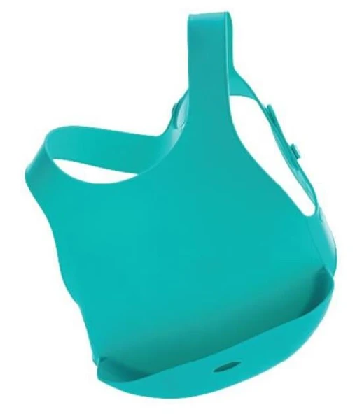 OiOi Silikon Mama Önlüğü Aqua Green ürün görseli 1