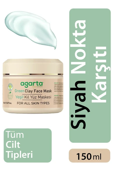 Agarta Yeşil Kil Yüz Maskesi 150 ml ürün görseli 1