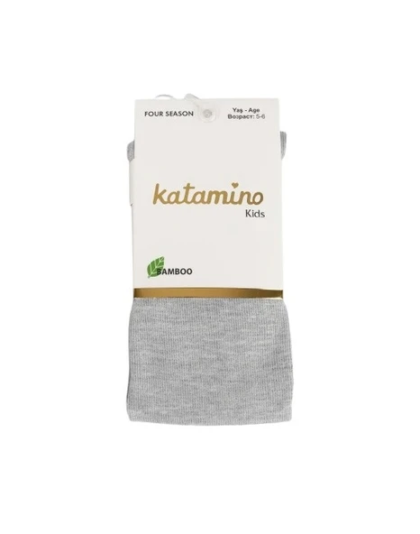 Katamino Mirabel Kız Bambu Külotlu Çorap K30207 Gri ürün görseli 1