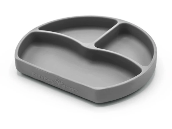 BabyJem Silikon Tabak 715 Gri - Resim 2
