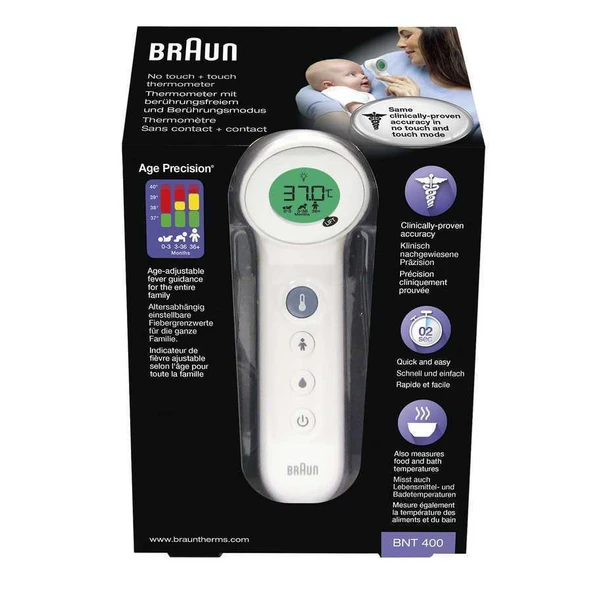 Braun BNT400 Temassız Alından Ateş Ölçer - Resim 2