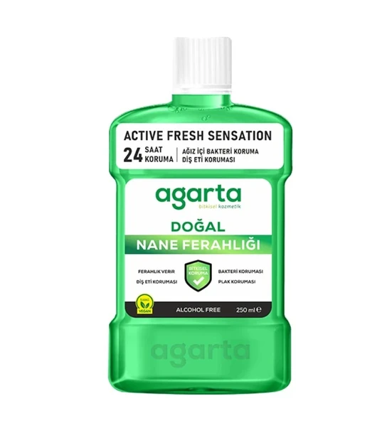Agarta Doğal Ağız Bakım Suyu 250 ml Nane Özlü ürün görseli 1