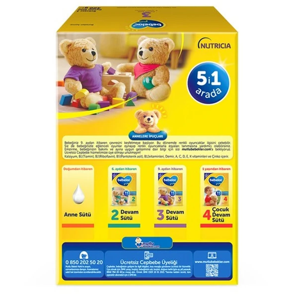 Bebelac Bebek Devam Sütü No3 400 Gr - Resim 3