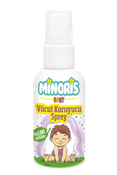 Minoris Baby Vücut Koruyucu Sprey 100 ml ürün görseli 1