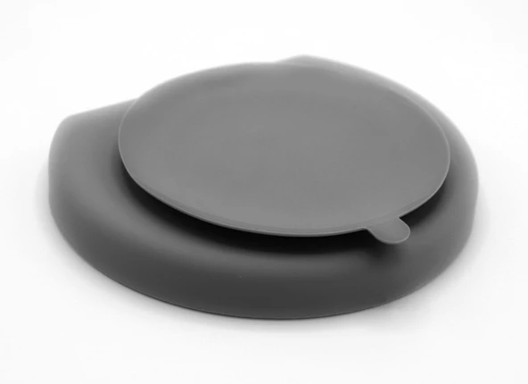 BabyJem Silikon Tabak 715 Gri - Resim 4