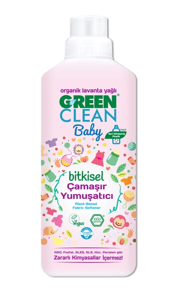 Green Clean Baby Bitkisel Çamaşır Yumuşatıcı 1000 ml ürün görseli 1