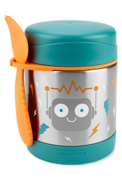 Skip Hop Zoo Paslanmaz Çelik Termos 325 ml Robot ürün görseli 1