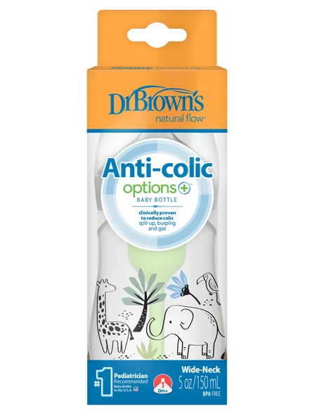 Dr.Brown's Geniş Ağız PP Antikolik Options Biberon 150 ml Erkek ürün görseli 1