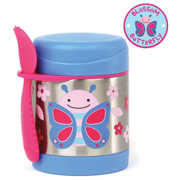 Skip Hop Zoo Paslanmaz Çelik Termos 325 ml Kelebek ürün görseli 1