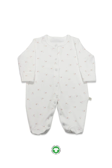 Bistyle Grow İn Love Bebe Tulum 15103 Pembe Ekru ürün görseli 1