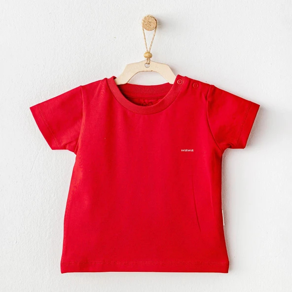 Andywawa AC25971 Casual Bebek Tişört Red ürün görseli 1
