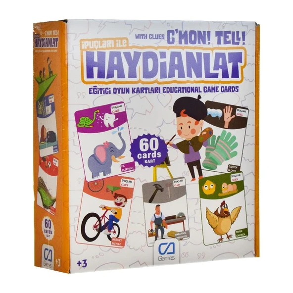 Games Haydi Anlat Eğitici Oyun Kartları 60 Kart 5080 ürün görseli 1