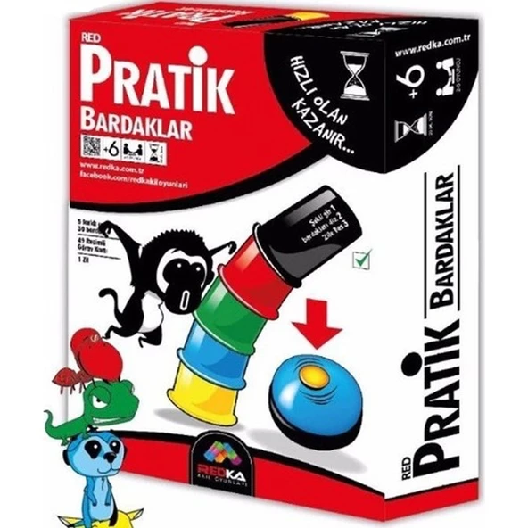 Pratik Bardaklar Zeka Mantık ve Strateji Redka (Akıl Oyunları) ürün görseli 1