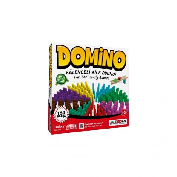 Redka Domino Oyunu Rengarenk Ahşap Taşlar Lisanslı Ürün ürün görseli 1