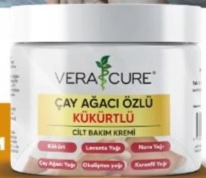 Vera Cure Çay Ağacı Özlü Kükürtlü Krem Eqzema, Ka.sinti, Sedf, ürün görseli 1