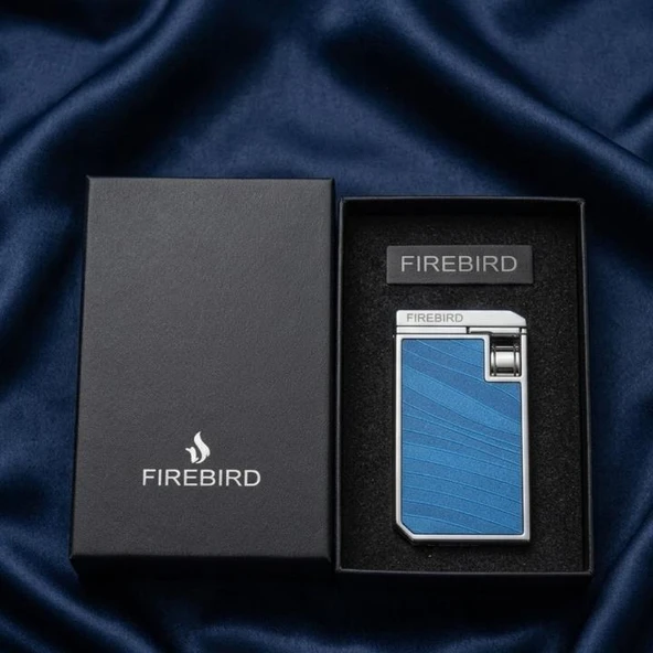 Firebird Çift Torch Pürmüz Krom Puro Çakmağı - Resim 3