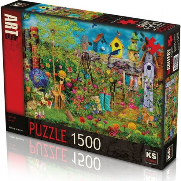 KS Games Puzzle 1500 Parça Summer Garden Lisanslı Ürün ürün görseli 1