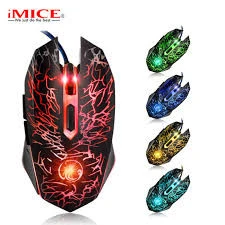 İMİCE X5 USB IŞIKLI GAMING MOUSE PROFESYONEL OYUNCU MOUSE 6 TUŞLU ürün görseli 1