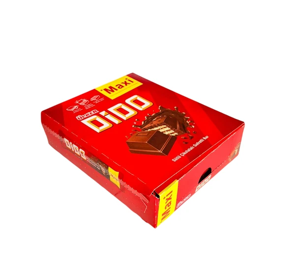 Ülker Maxi Dido Sütlü Çikolatalı Gofret 47 gr 18 adet ürün görseli 1