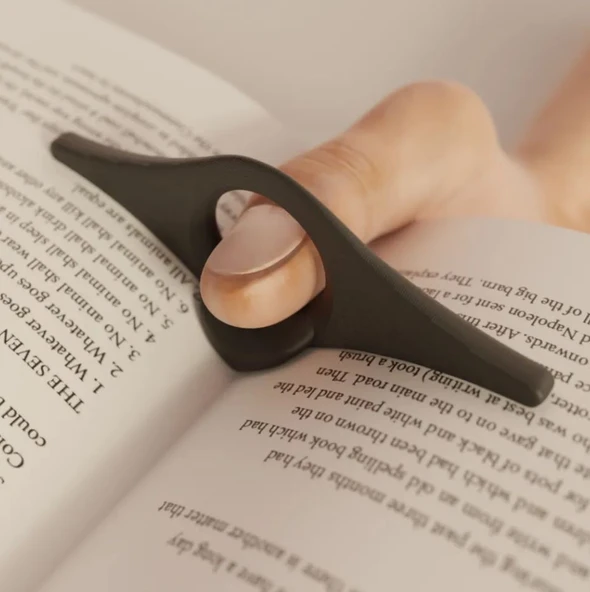 Tek Elle Kitap Tutucu | Başparmak Kitap Aparatı ürün görseli 1