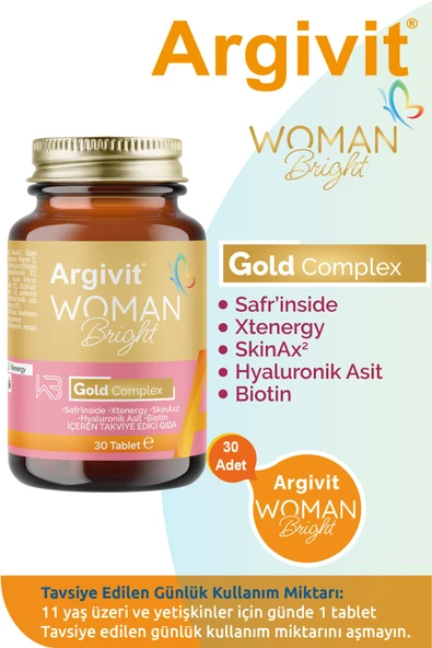 Argivit Women Bright 30 Tablet ürün görseli 1