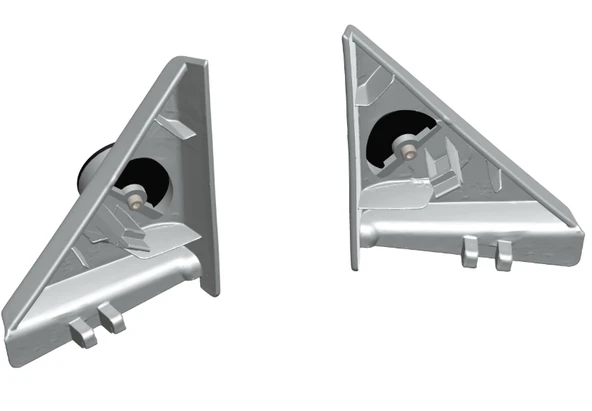 Honda Civic EG Tweeter Kapak Seti - 3D Baskı Yüksek Kalite İç Restorasyon Parçası - Özel Ses Sistemi Montaj Kapağı ürün görseli 1