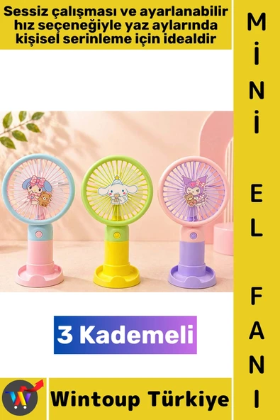 #Vantilatör Mini Çanta Boy Gündelik Seyahat Tipi Kompakt Taşınabilir Hafif Sessiz Çalışma Ev Ofis Yaz Serinleme Çok Şık ürün görseli 1