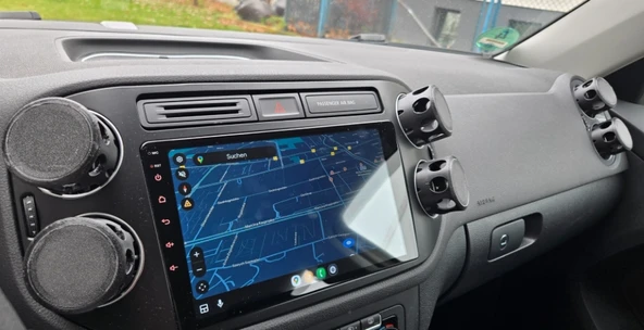 VW Golf 5 / 6 / Jetta Multimedya Yanı Dairesel Aksesuar Tutucu Pod ürün görseli 1