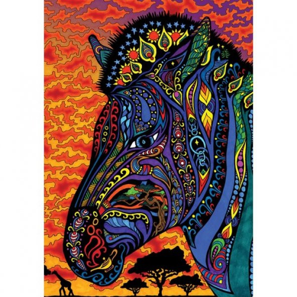KS Games Puzzle 1500 Parça Zebra Lisanslı Ürün - Resim 2