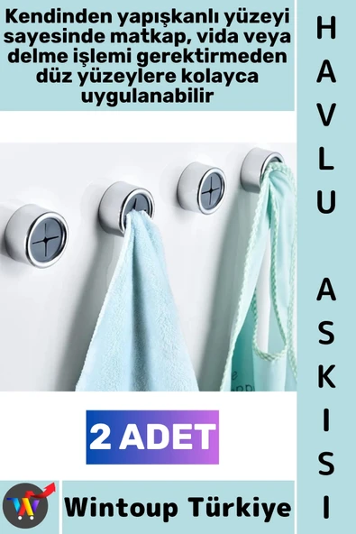 #Askı Montajsız Kendinden Yapışkanlı Kaydırmaz Mutfak Banyo Balkon Bez Lif Küçük Aksesuar Krom Kaplama Şık Estetik Prati ürün görseli 1