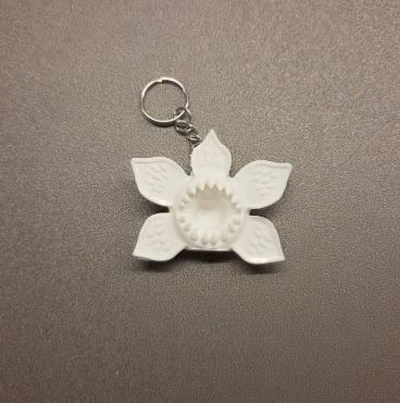 Çiçek Anahtarlık – 3D Baskı Dekoratif Çiçek Figürü (Cute Keychain) ürün görseli 1