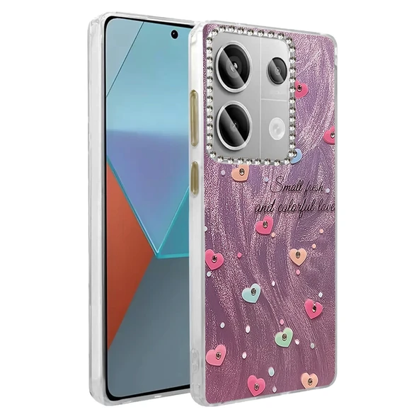Xiaomi Redmi Note 13 Pro 4g Kılıf Blade Aynalı Desenli Kapak - Desen 8 ürün görseli 1