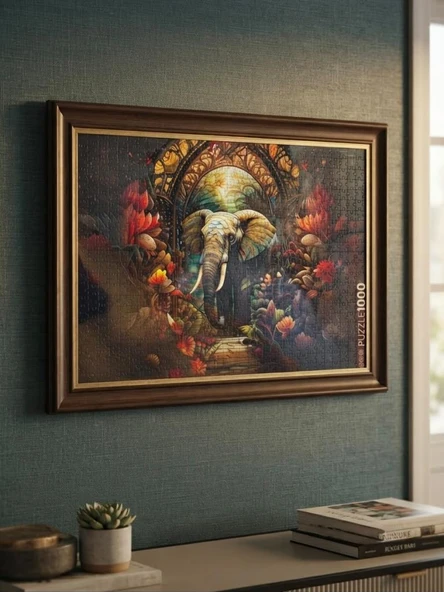 Evinizin Duvarına Sanat Katın: Art Puzzle Fil Serisi ile Dekorasyonu Tamamlayın ürün görseli 1