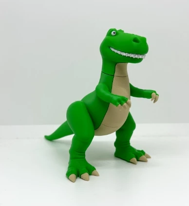 Rex (Toy Story) Figürü - 3D Baskı Sevimli Dinozor Heykeli - Koleksiyonluk Pixar Animasyon Biblosu ürün görseli 1
