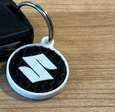 Petek Tasarım Premium Anahtarlık Serisi - Suzuki / Tesla / Volvo / Renault Uyumlu 3D Özel Baskı ürün görseli 1