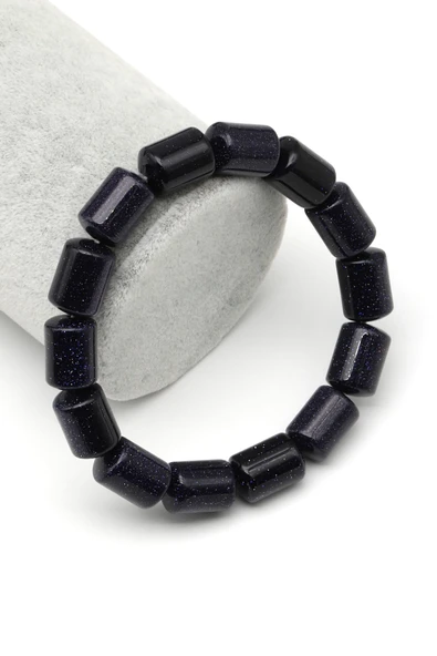 Mavi Yıldız Taşı Bileklik 10 x 14 mm Özel Kesim - BLK-2436 ürün görseli 1
