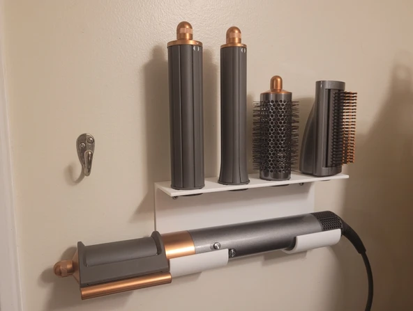 Dyson Airwrap Uyumlu Duvar Askısı - Saç Şekillendirici ve Başlık Düzenleyici Stand ürün görseli 1