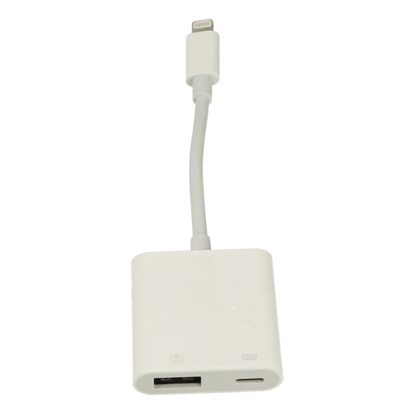 Apr22 Iphone Otg 2in1 - Beyaz - Resim 2