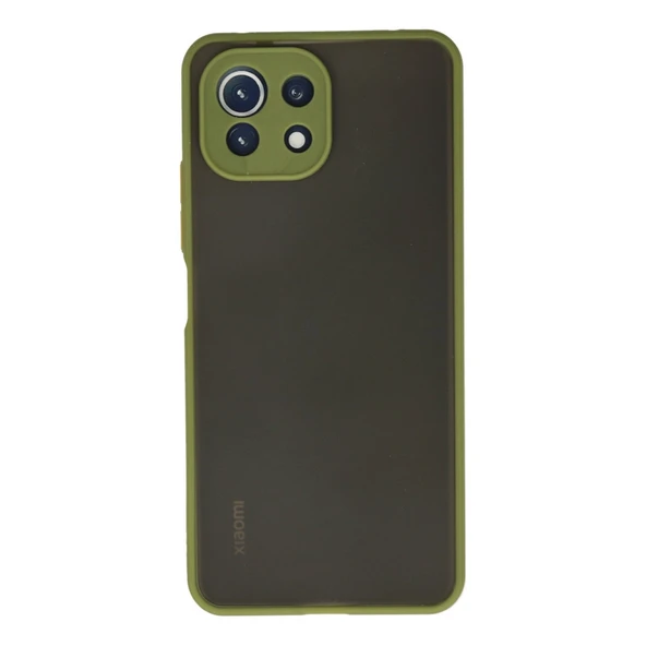 Xiaomi Mi 11 Lite Kılıf Montreal Silikon Kapak - Açık Yeşil ürün görseli 1