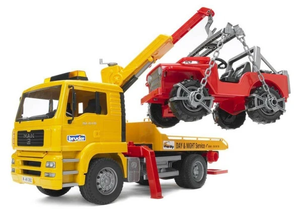 Bruder MAN Araba Çekici & Jeep - BR02750 Lisanslı Ürün ürün görseli 1